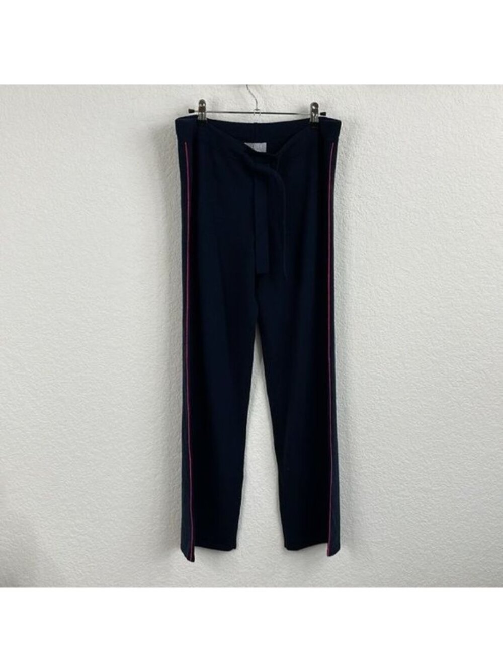 Pure Collection Organic Cashmere Racing Stripe Lounge Pants Trousers